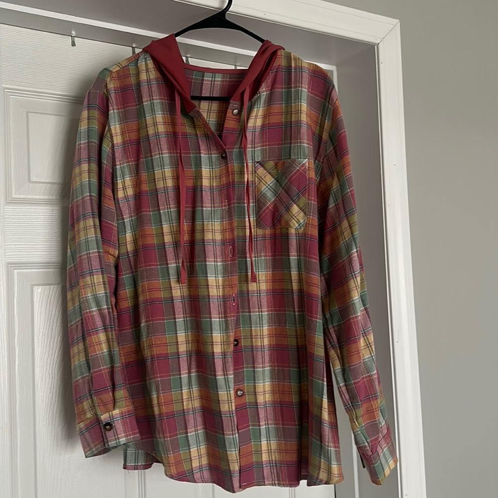 Plaid Button down
